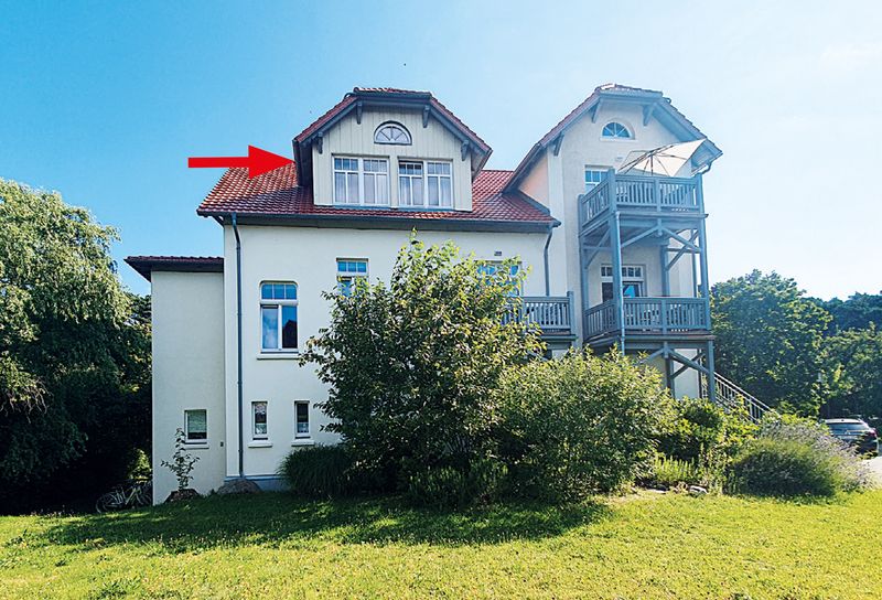 Ferienwohnung im DG der denkmalgeschützten "Villa Glückauf"